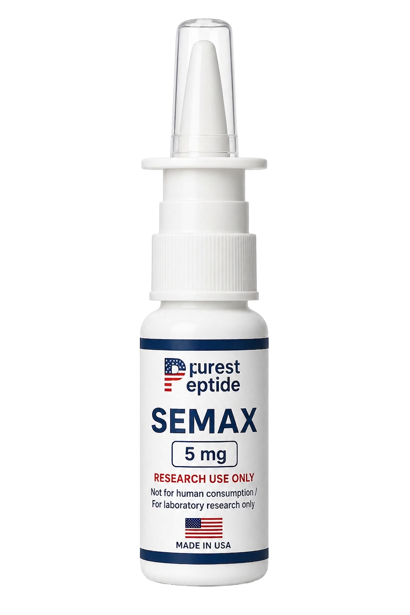 Semax - US-sourced cognitive peptide nasal spray vial